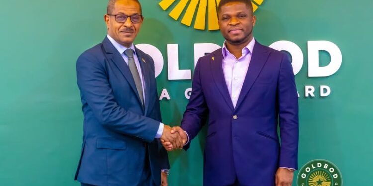 Sudan Ambassador visits GoldBod CEO to discuss gold sector cooperation
