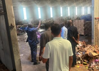 GA/R: Tema West MP assesses flood damage at Three Dreamer Company, pledges support