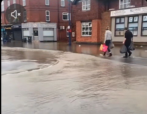 Ghanaian woman in UK compares public response to flooding, highlights calm reaction among residents
