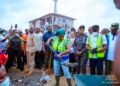 Vice President Naana Jane Opoku-Agyemang joins national clean-up exercise at Nungua