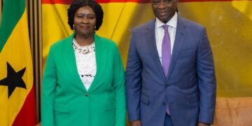 Jane Naana Opoku-Agyemang visits MESTI, calls for stronger science, climate action and environmental governance