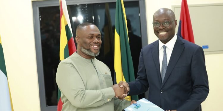 Ato Forson officially hands over Defence Ministry to Gilbert Adjei