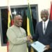 Ato Forson officially hands over Defence Ministry to Gilbert Adjei
