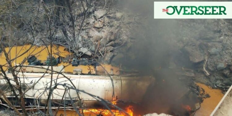 Two killed, five injured as fuel tanker and three vehicles crash at Birimso Bridge on Accra–Kumasi Highway