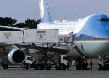 Trump hid in catering truck in secret plane swap over Iran threat, reports say