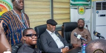 Ga Mantse visits DVLA to strengthen collaboration on road safety
