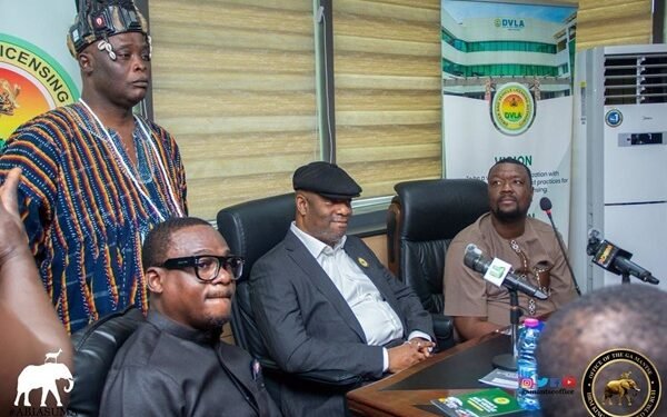 Ga Mantse visits DVLA to strengthen collaboration on road safety