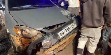 E/R: Five injured in two-vehicle crash at Ahwerase Christland Junction