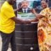 GA/R: Bishop Abraham Aidoo donates polytank to Holyland–New Apollonia community