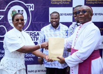 49 years of life a legacy of giving: Medical Trust Fund Administrator empowers young people in Nsawam ahead of her birthday