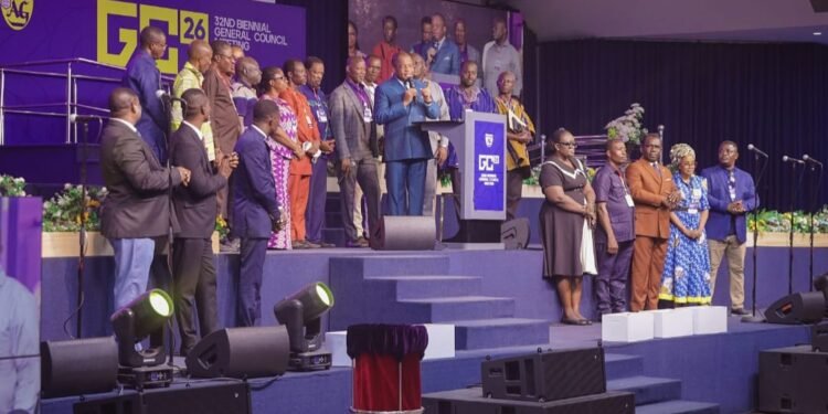 Rev. Wengam re-elected General Superintendent of Assemblies of God, Ghana