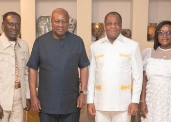 Newly elected Assemblies of God, Ghana Executive Presbytery Officers call on President Mahama