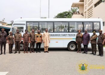 Pres. Mahama boosts Prisons Service with new 33-seater bus