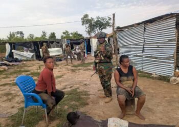 NAiMOS joint operation arrest 10 suspected illegal miners in Savannah Region