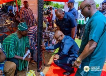 Dr John Jinapor attends Adua in memory of late Dramani Bukari