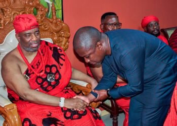 SSNIT Director-General pays courtesy call on Ga Mantse