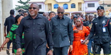 Muntaka, NDC leaders attend funeral of Atta Boateng’s father in Berekum