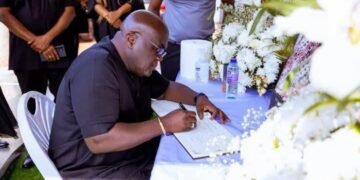 Chief of Staff leads government delegation to commiserate with Bampoe-Addo family