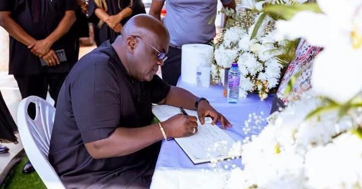 Chief of Staff leads government delegation to commiserate with Bampoe-Addo family