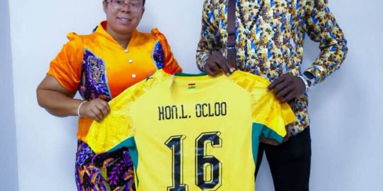 Greater Accra Regional Minister receives Black Stars goalkeeper Benjamin Asare