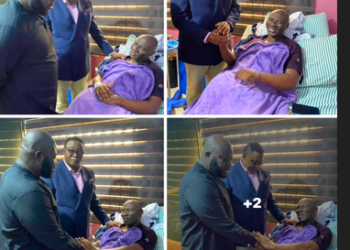 President Mahama’s delegation visits Prophet Badu Kobi in hospital