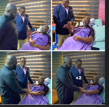 President Mahama’s delegation visits Prophet Badu Kobi in hospital