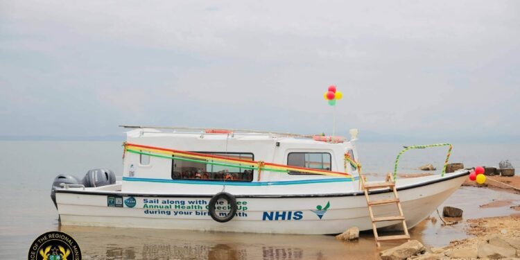 Eastern Region unveils boat to expand NHIS services in island communities