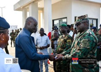 Defence Minister unveils newly constructed butler barracks and offices complex at Burma Camp
