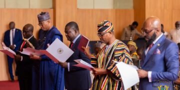 Veep commissions new Ghanaian envoys, tasks them to advance national interests