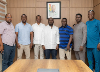 Okai Mintah engages NDC Professionals Forum Youth Commissioners on TEIN development