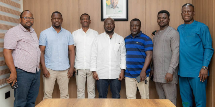 Okai Mintah engages NDC Professionals Forum Youth Commissioners on TEIN development
