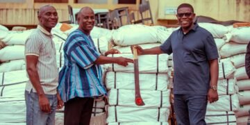 Gomoa West MP donates farm inputs to farmers to boost food production