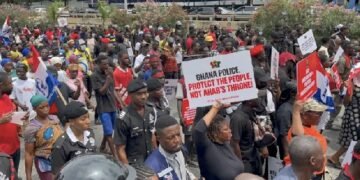 Hundreds march in Accra for NPP’s “Democracy Under Attack” protest