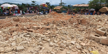 Enchi market demolition leaves traders stranded