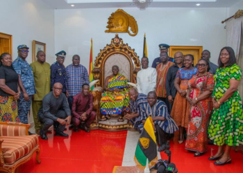 GRA board, management meets Otumfuo to promote tax compliance