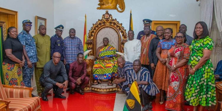 GRA board, management meets Otumfuo to promote tax compliance