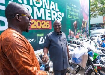 Oboye Azimah donates 10 motorcycles to support 42nd National Farmers’ Day