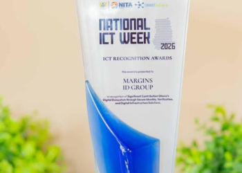 Margins ID Group honoured for contribution to Ghana’s digital transformation