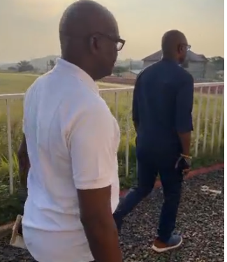 Sports Minister inspects newly constructed multi-purpose sports complex at Abiriw
