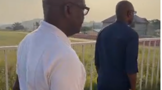 Sports Minister inspects newly constructed multi-purpose sports complex at Abiriw
