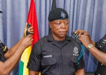 IGP decorates Inspector Atubra as Chief Inspector for bravery during Aboso fire