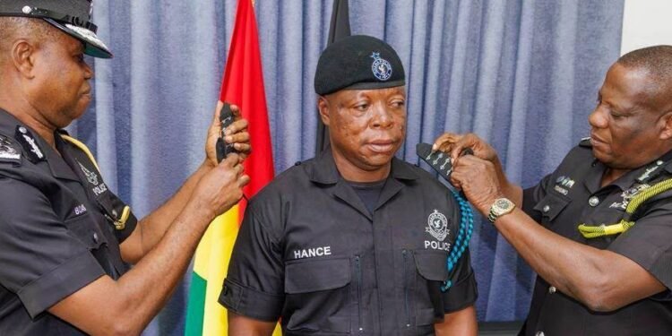 IGP decorates Inspector Atubra as Chief Inspector for bravery during Aboso fire