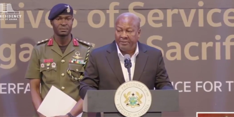 Ghana must never forget sacrifices of helicopter crash heroes – Mahama