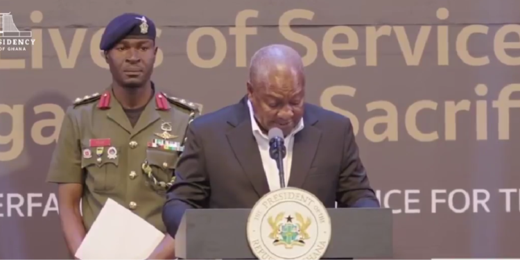 Mahama: Greatest tribute to helicopter crash heroes is stronger leadership, not monuments