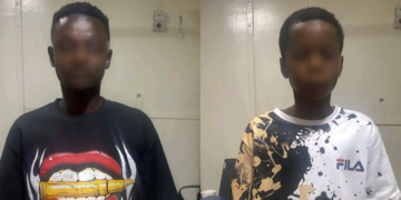 Two arrested after viral video of 12-year-old driving articulated truck