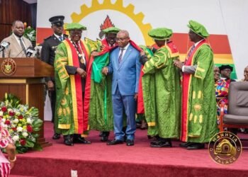 Otumfuo inducts Prof. Christian Agyare as KNUST’s 13th Vice- Chancellor