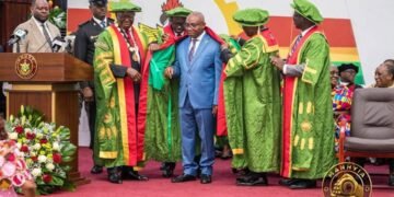 Otumfuo inducts Prof. Christian Agyare as KNUST’s 13th Vice- Chancellor