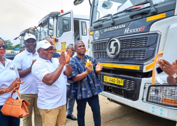 SSNIT unveils new vehicles for Trust Logistics to boost operations