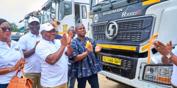 SSNIT unveils new vehicles for Trust Logistics to boost operations