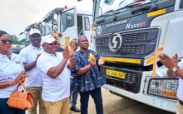 SSNIT unveils new vehicles for Trust Logistics to boost operations
